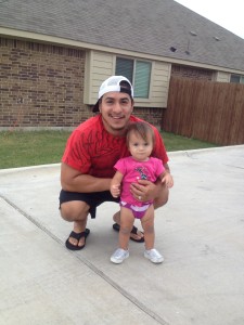 Kaci's husband with Sarai