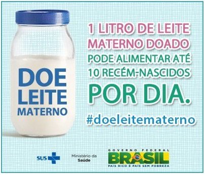 Brazilian milk bank advertisement