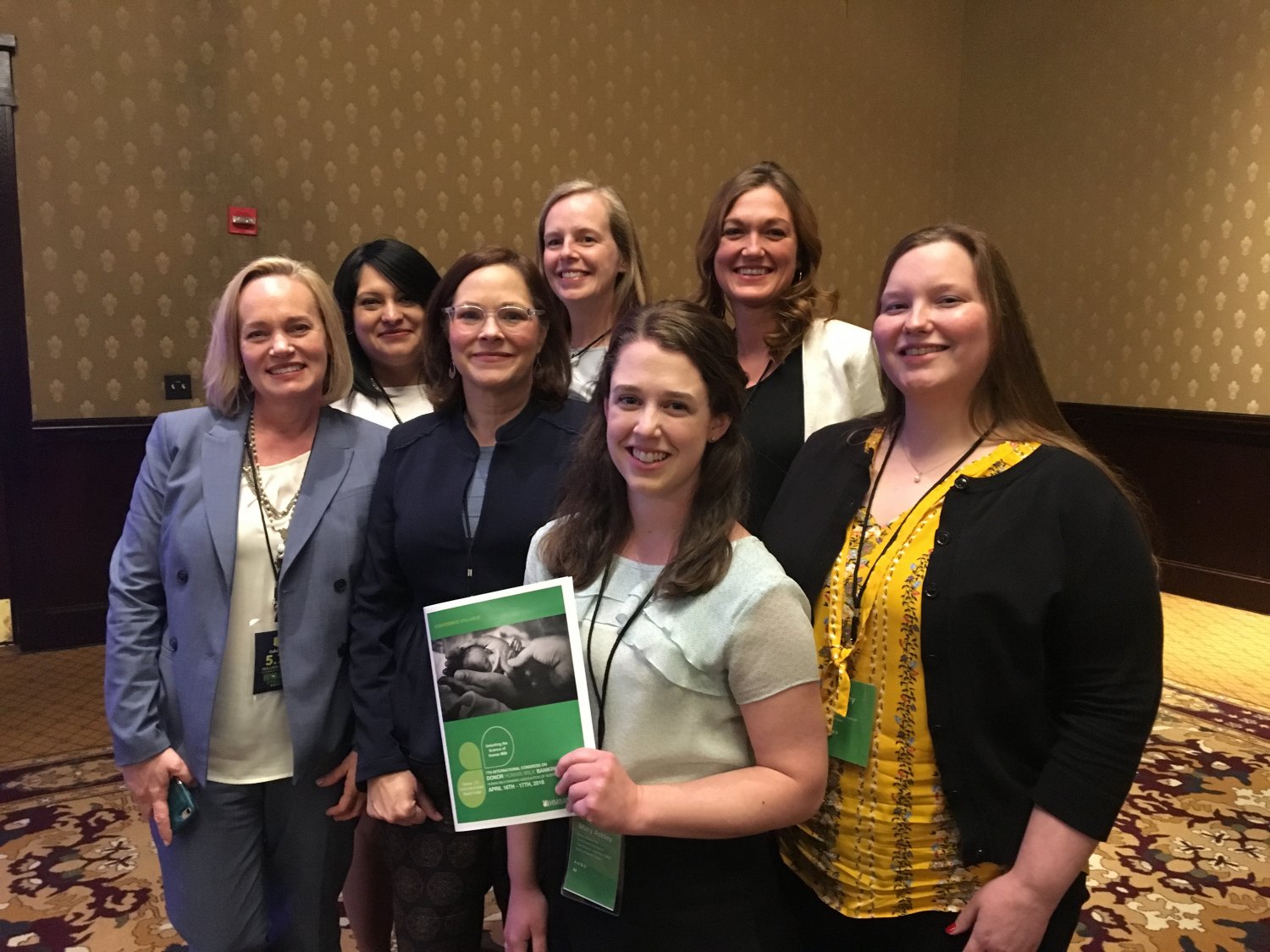 Group of coworkers at a conference