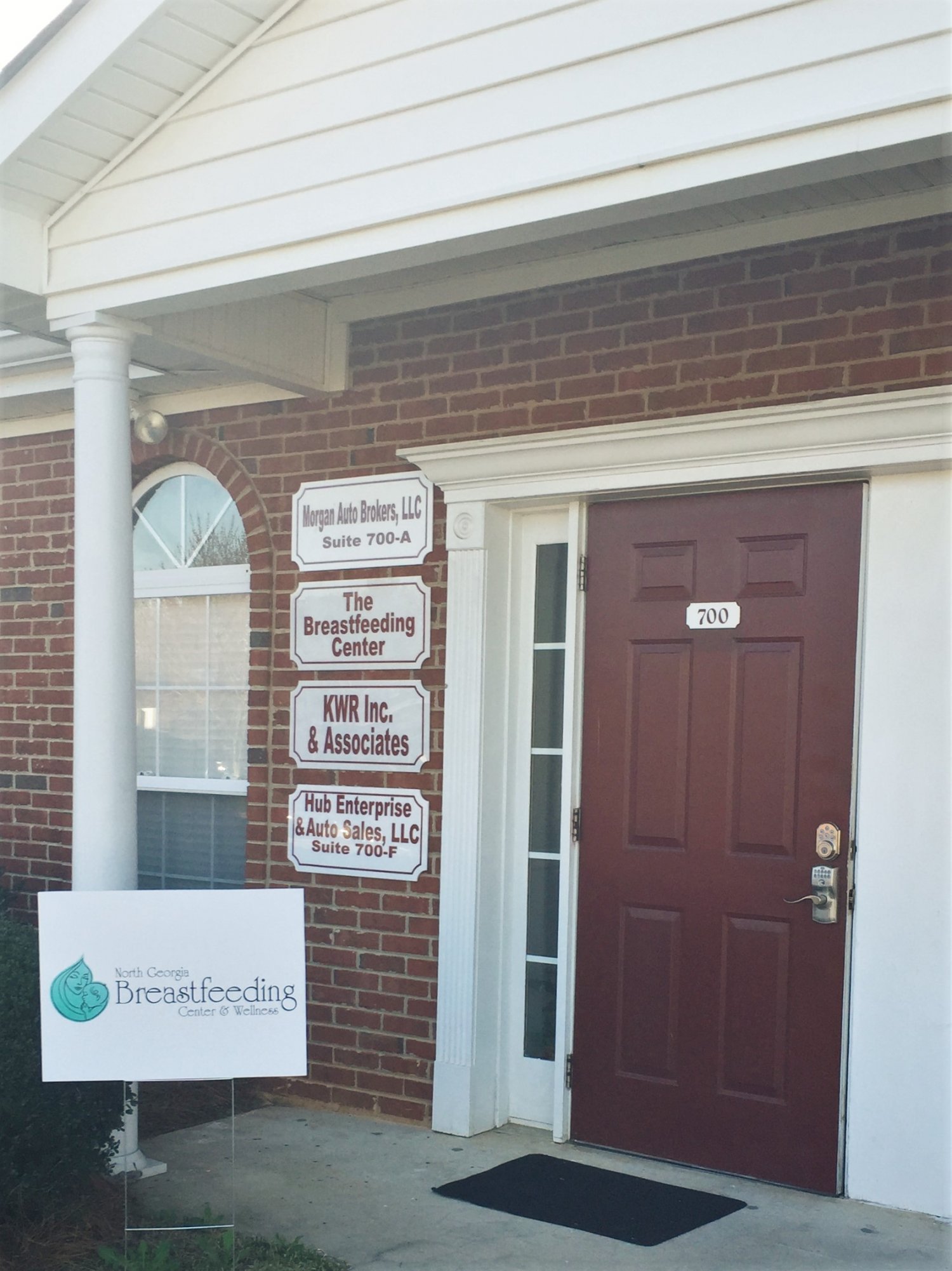 Entrance of North Georgia Breastfeeding Center