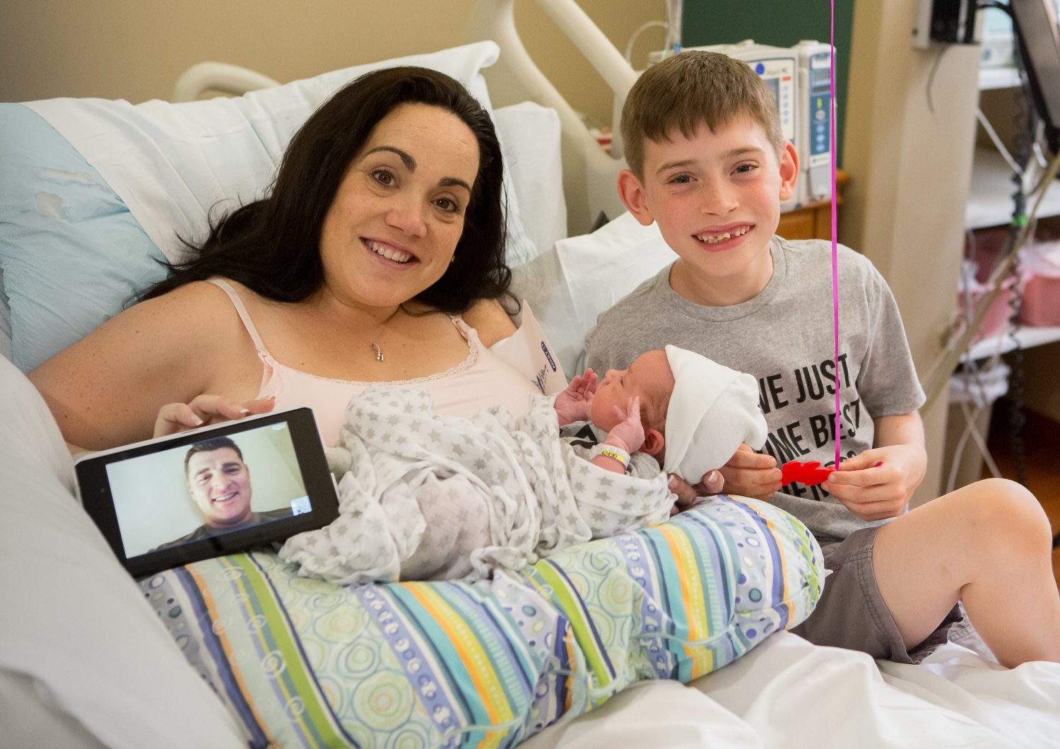 Family after birth of a daughter