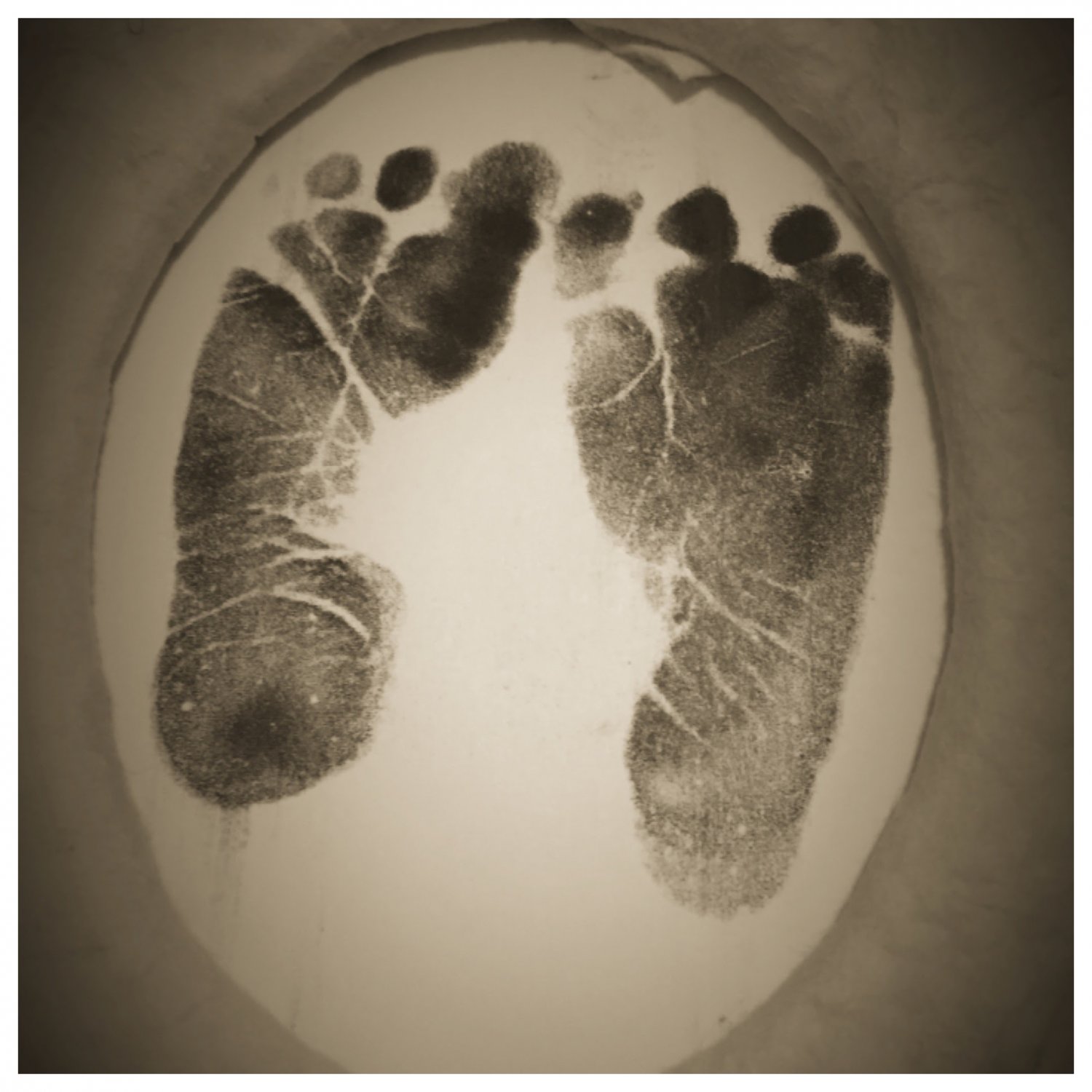 Baby footprints